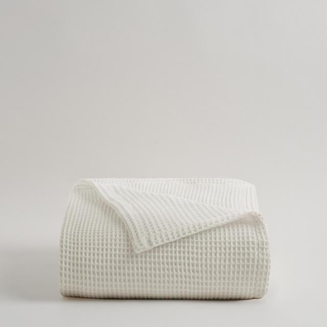 Organic Lofty Waffle Blanket
