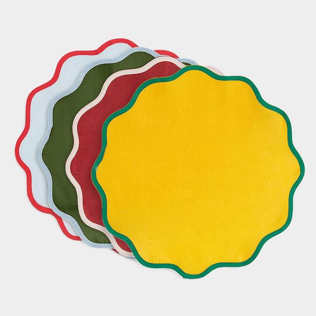 La DoubleJRainbow Cloud Table Mats, Set of 4