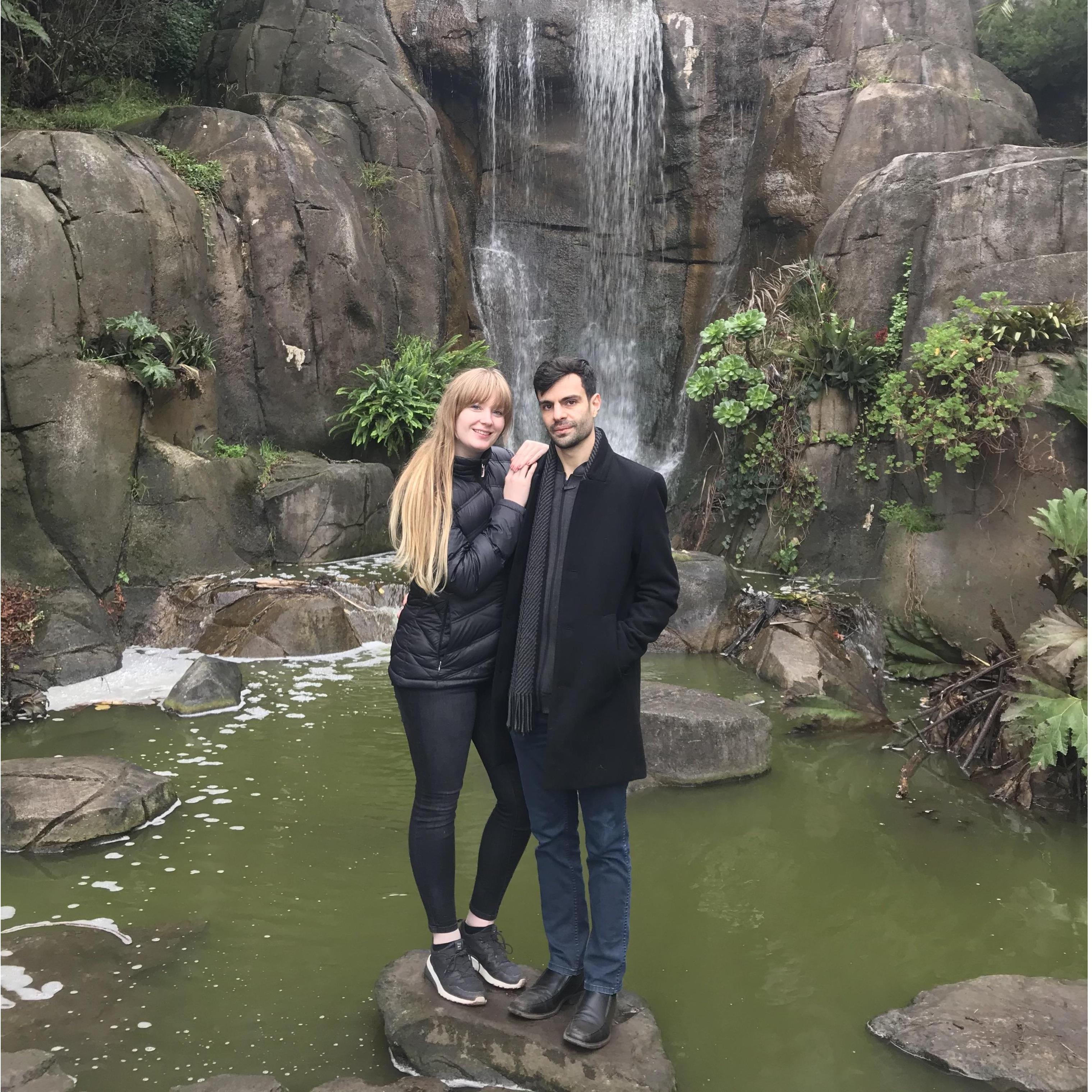 Us in S.F. a day before he proposed!