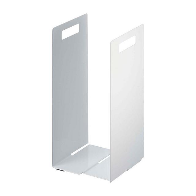 Yamazaki Tower Interlocking Towel Organizer, White, Set of 2