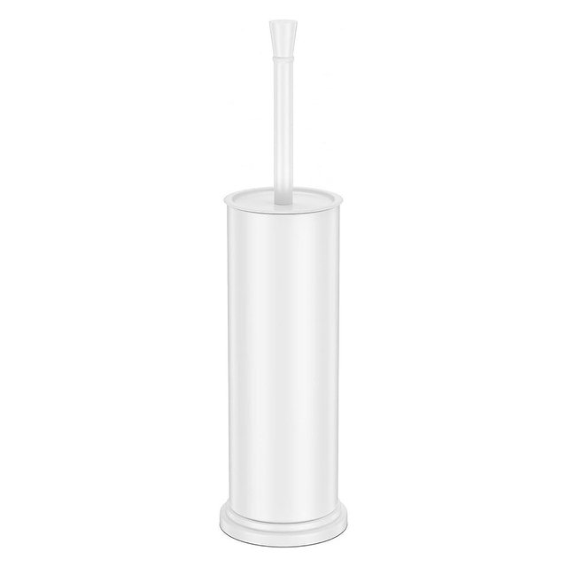 Toilet Brush and Holder Set：304 Stainless Steel Heavy Duty Toilet Bowl Brush，Removable Inner Bowl and Splash Protection，Bathroom Toilet Brush-Dense Bristles for Through Cleaning