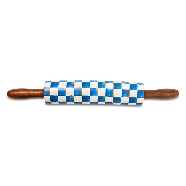 Mackenzie-Childs Royal Check Rolling Pin