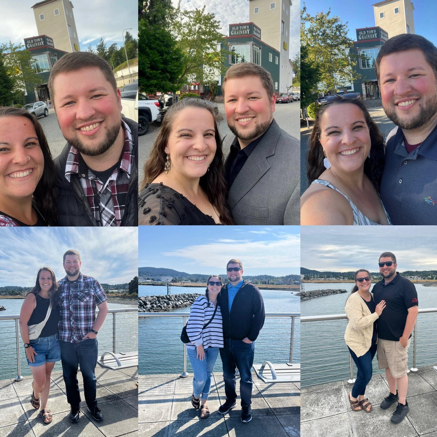 From left to right:
First date / day we officially started our relationship
1 year dateiversary
2 year dateiversary