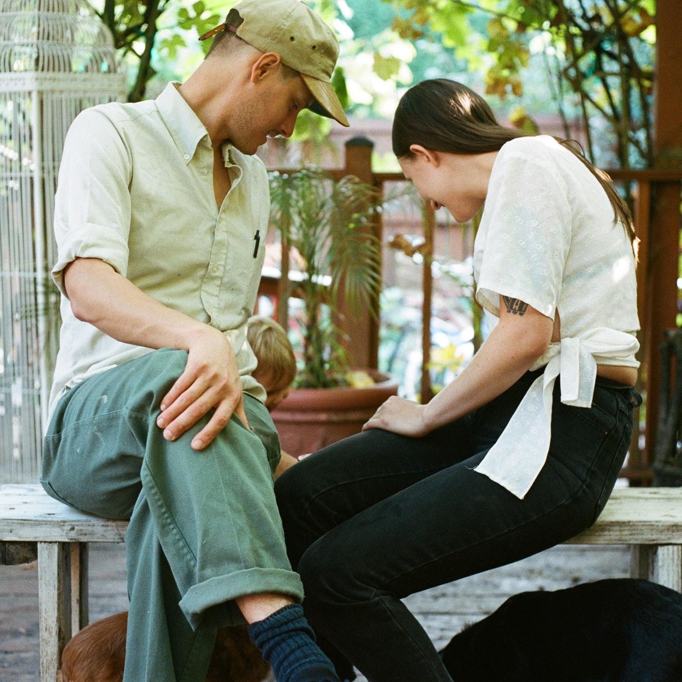 Many years ago in our backyard