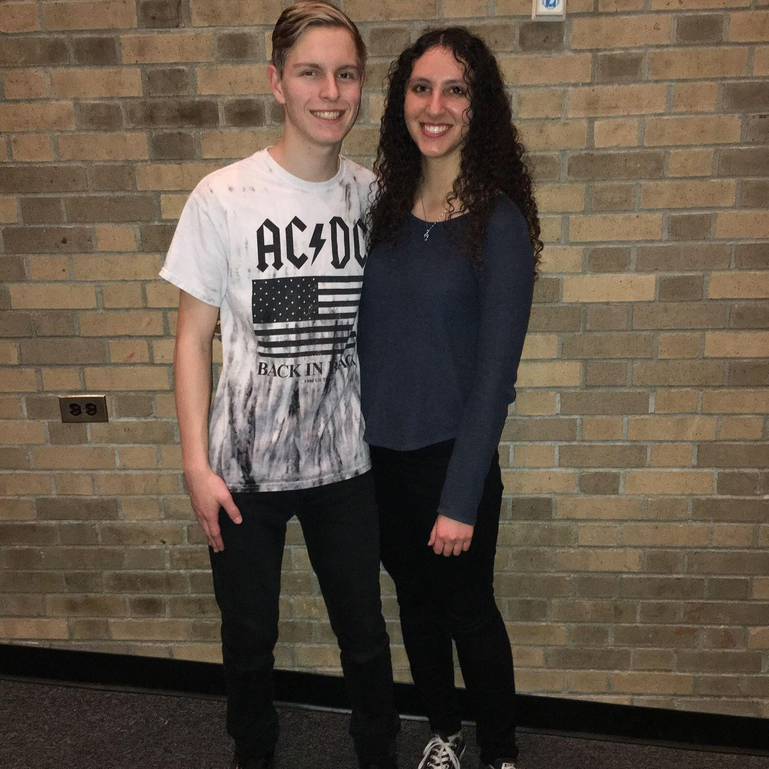 Our first photo together in March 2018!