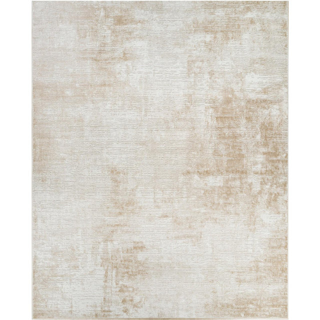 Nourison Dekor 7'10" x 9'10" Ivory Beige Modern Indoor Rug