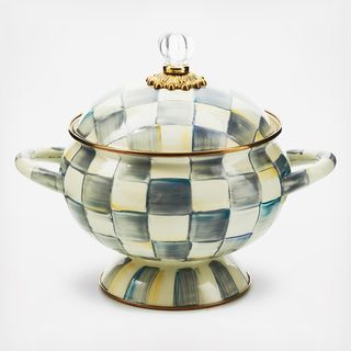 Sterling Check Tureen