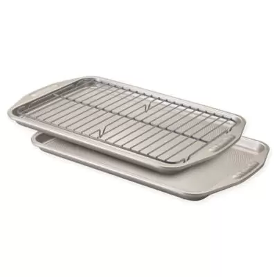 Circulon® Total Non-Stick 3-Piece Baking Pan Set in Grey