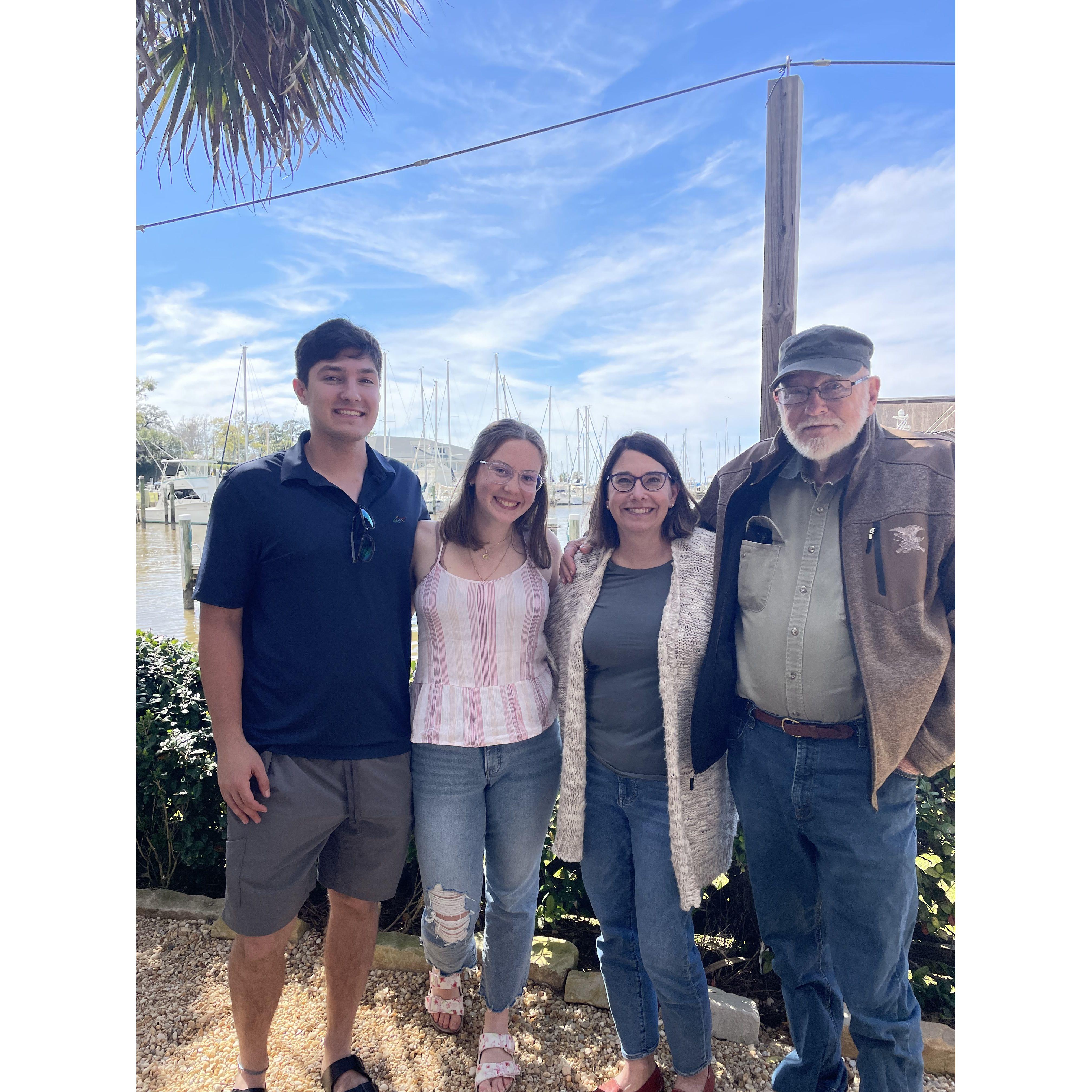 Mar. 10, 2024: Visiting family in Fairhope, AL!