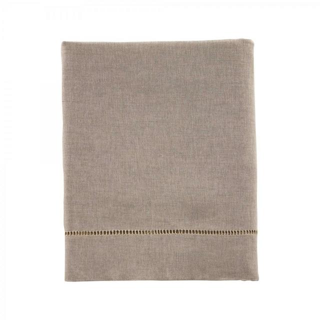Drap de lit VENISE Naturel en métis (CotonLin) - Finition jour "venise"