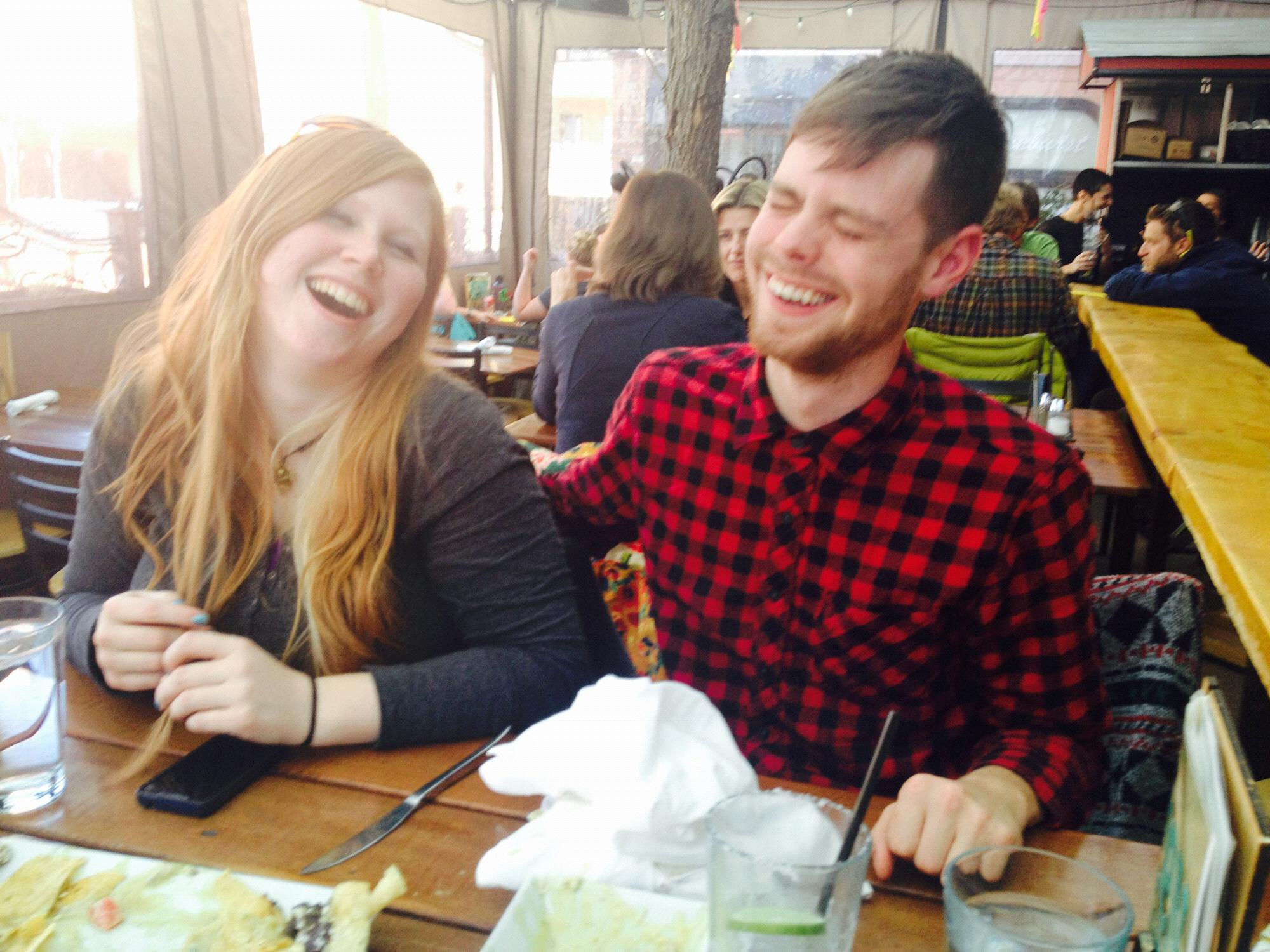 Brandon and his Maid of Honor Kelli in Boulder, Co.