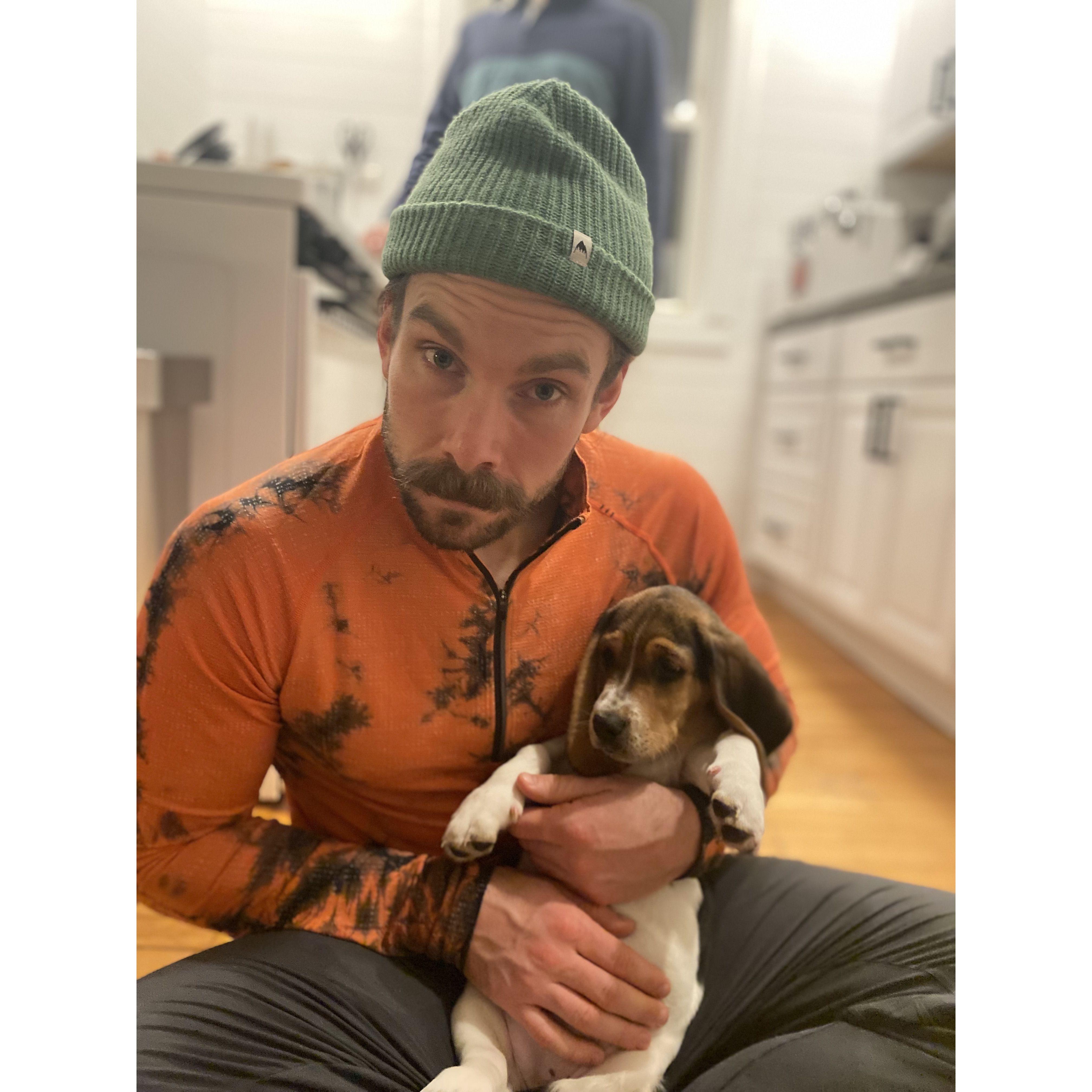 We grew our family. Welcome home, Doug.