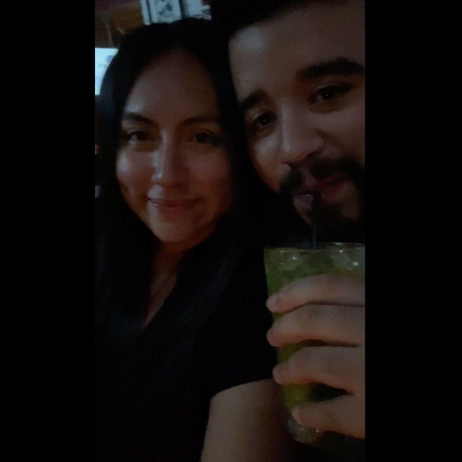 Our first photo together. 2021