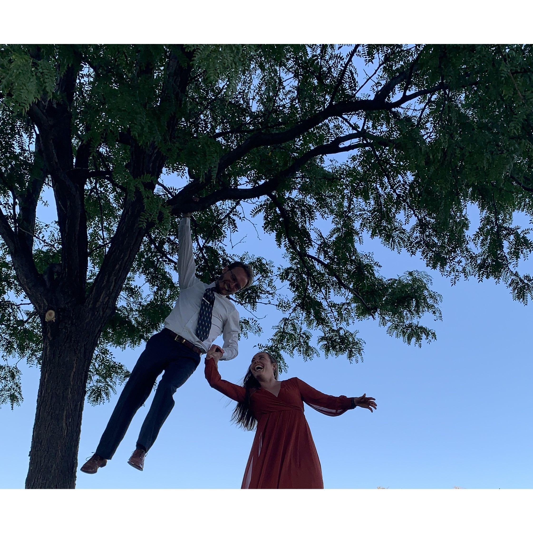 Sep 22: Holding on to each other tight!