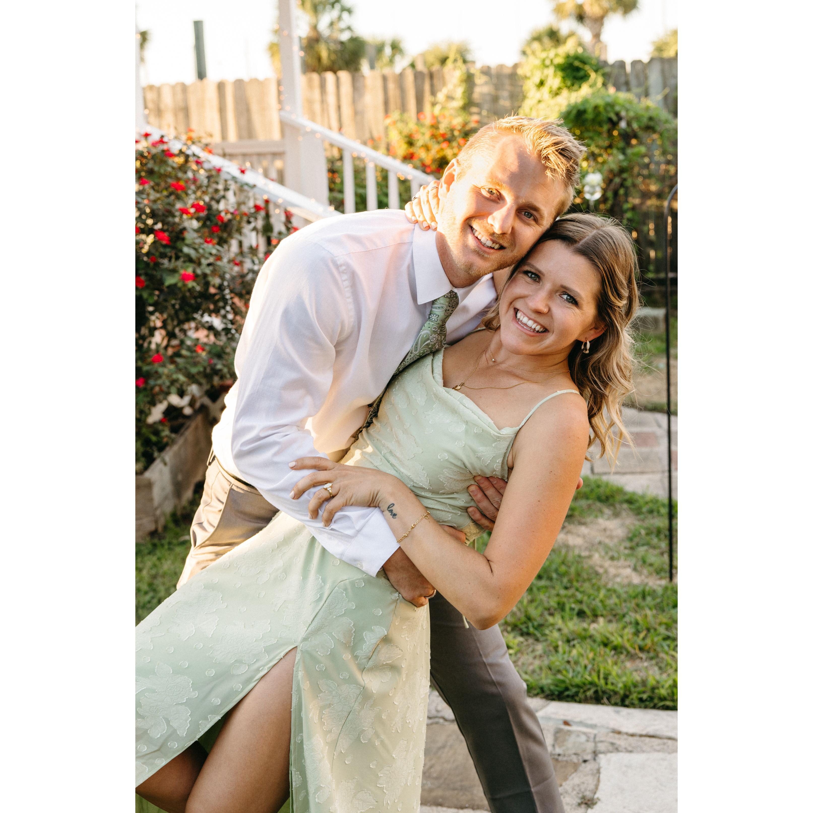 Our first big family function as an engaged couple :)