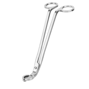 CHEFBEE Candle Wick Trimmer, Polished Stainless Steel Wick Clipper Cutter, Scissors, Reaches Deep Into Candles to Cut Spent Cord, Allow Cleaner Burn and Prevent Soot Buildup