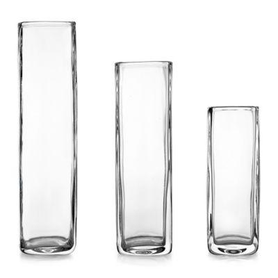 Nambe Moderne 12-Inch Square Vase