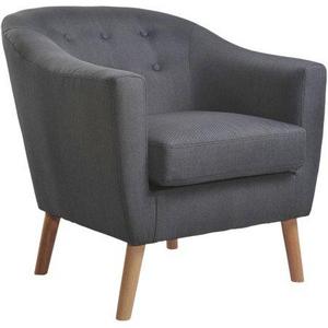 Nathaniel Home Jason Tub Chair, Dark Grey