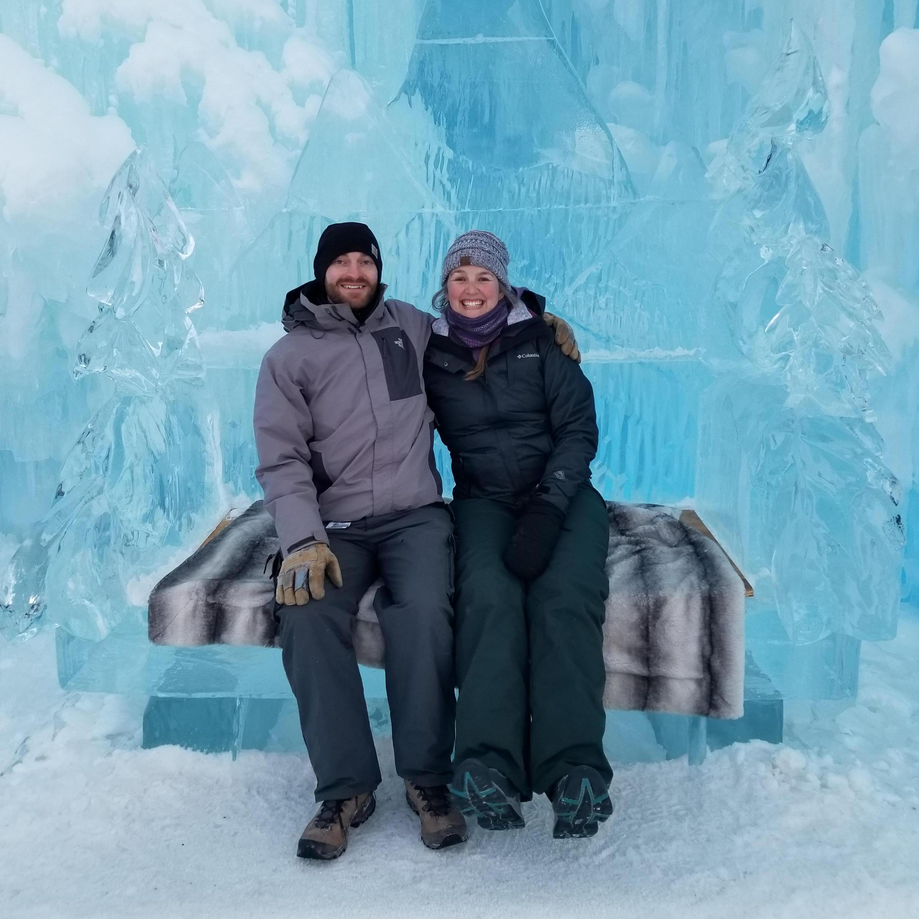 Ice Castle in Dillon, CO.