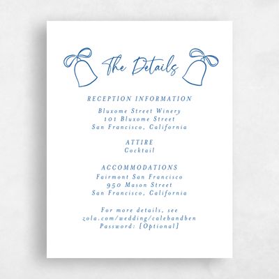 Blue Floral Wedding Enclosure - Oia