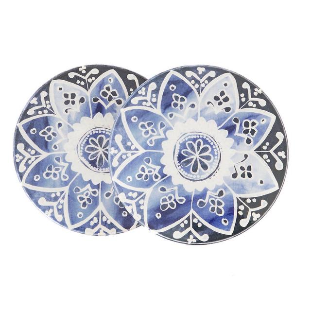 Southern Living Positano Sole Accent Plate, Set of 2