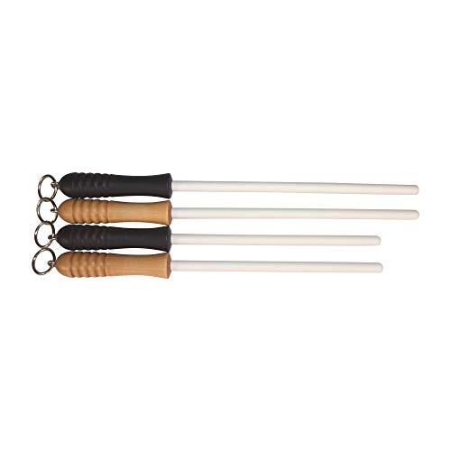 Idahone Fine Ceramic Sharpening Rod (12", Natural Handle)