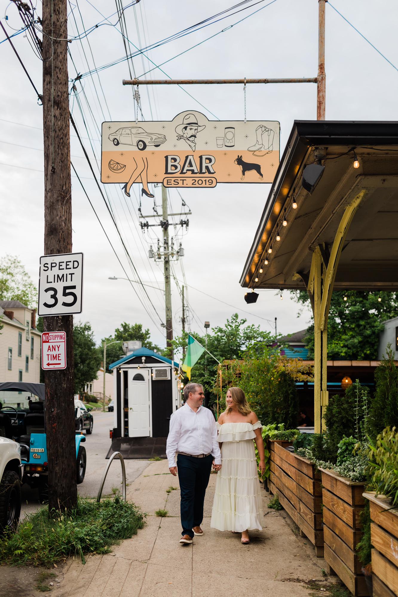 Our first date was at ShopBar.