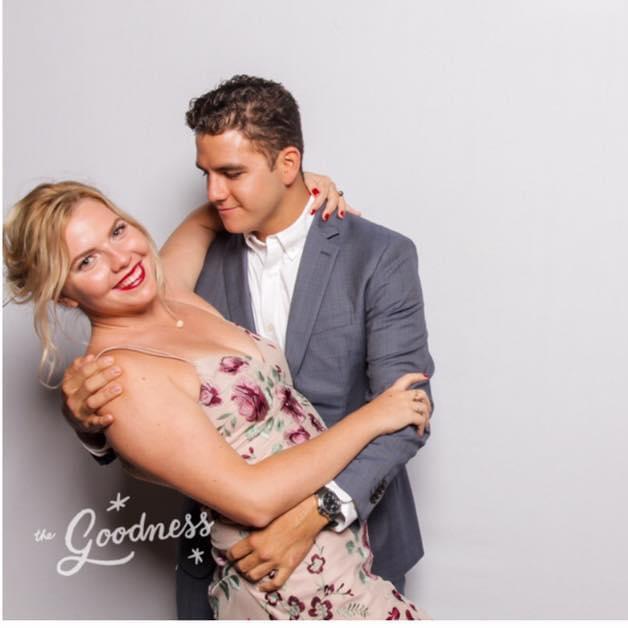 Our first wedding together!