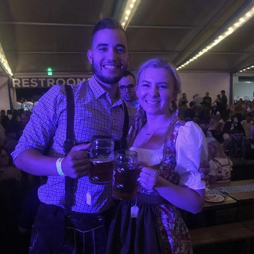 Our first Oktoberfest together at Sierra Nevada, but definitely not our last.