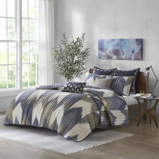 Alpine 3-Piece Printed Cotton Coverlet Set