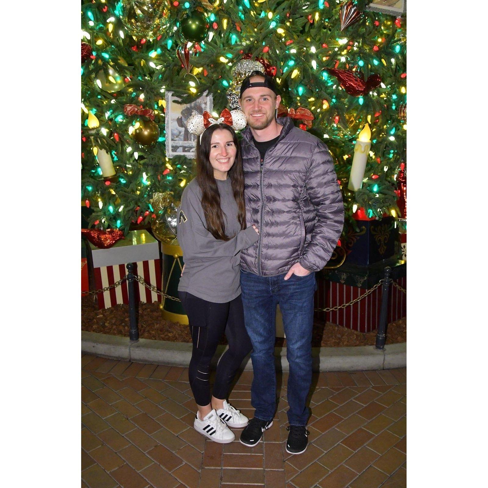 Mark's favorite photo of us and our first Disney trip together.