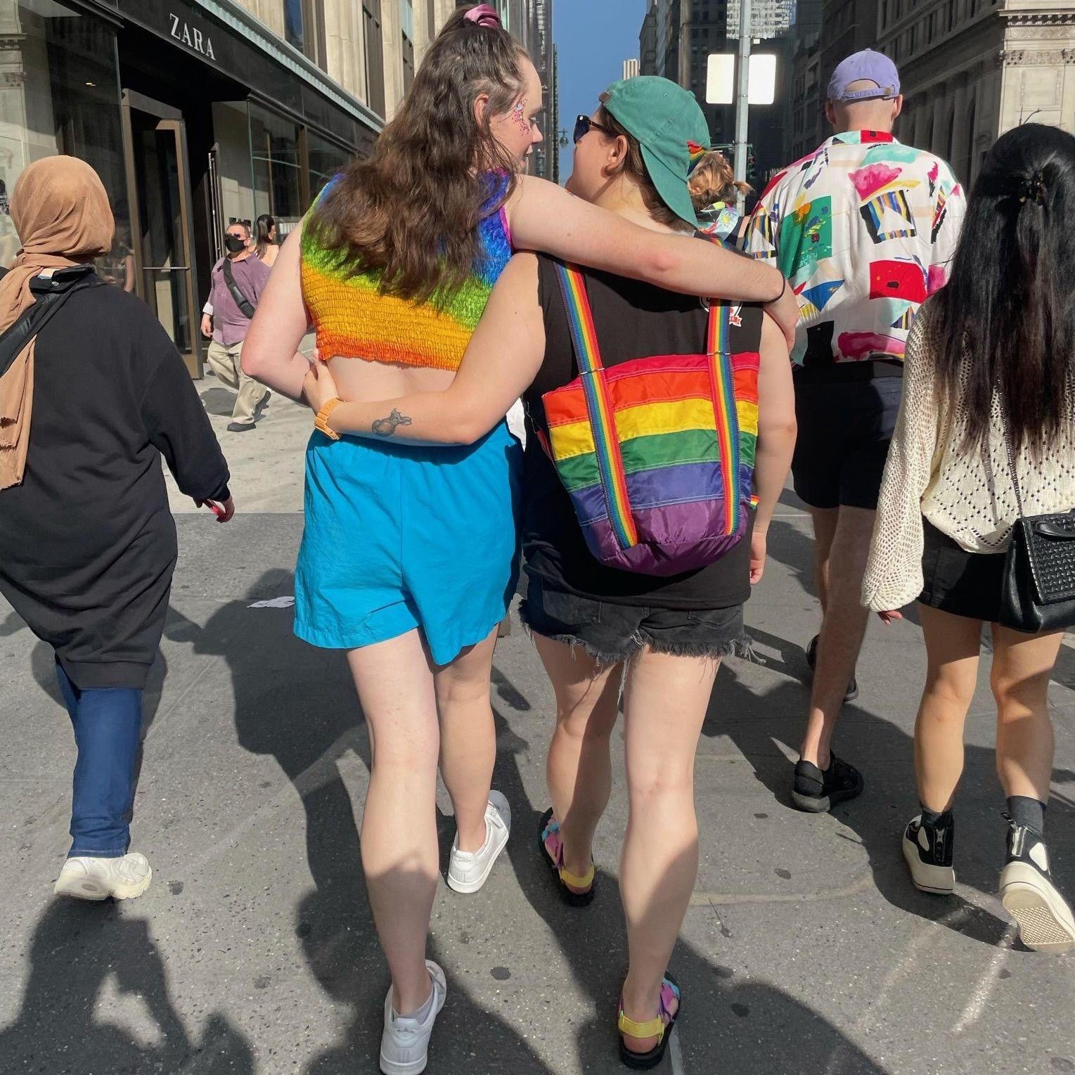 Dyke March right before Quinn's surprise party for Kelsey's 30th