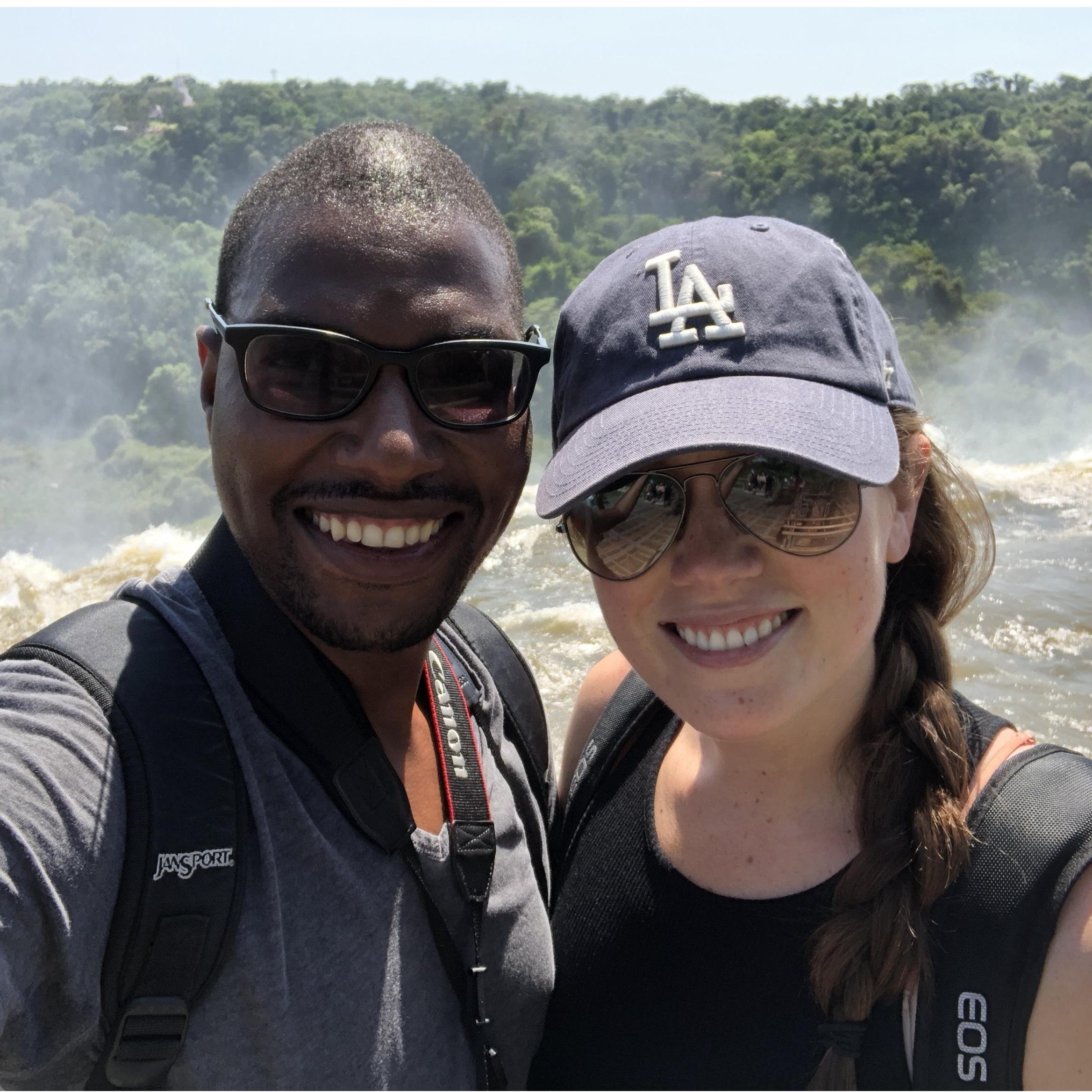 One of our first trip together. Iguaci Falls!!! Epic trip.