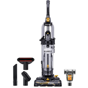 EUREKA PowerSpeed Lightweight Powerful Upright Vacuum Cleaner for Carpet and Hard Floor, Pet Turbo, Black,Yellow