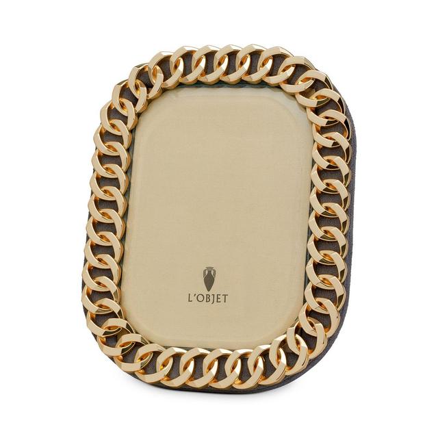L'Objet Cuban Link 4" x 6" Picture Frame