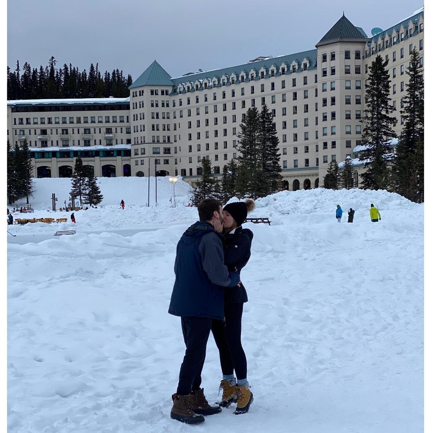 Lake Louise proposal!