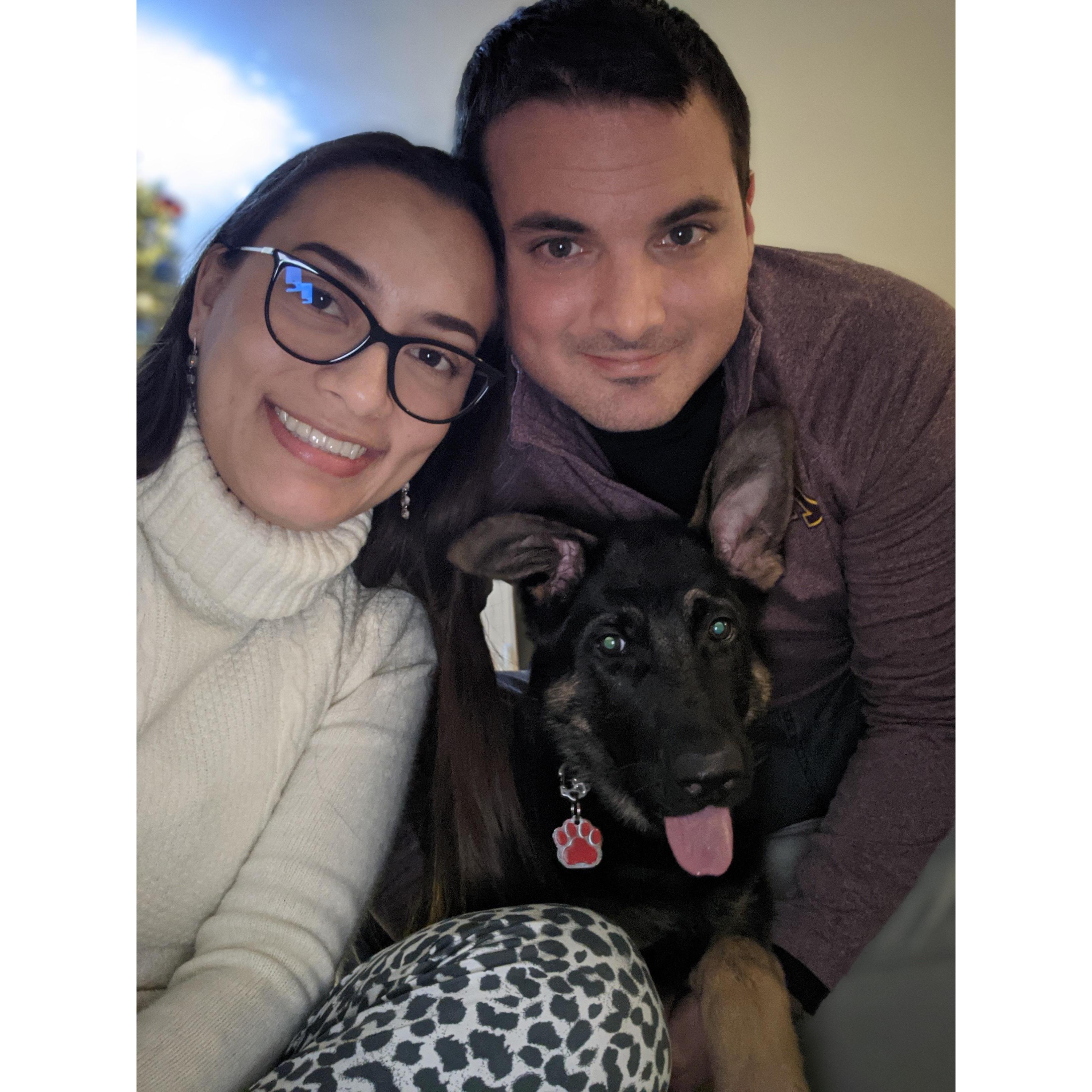 Our first Christmas as homeowners and parents of our beautiful Ella ^^