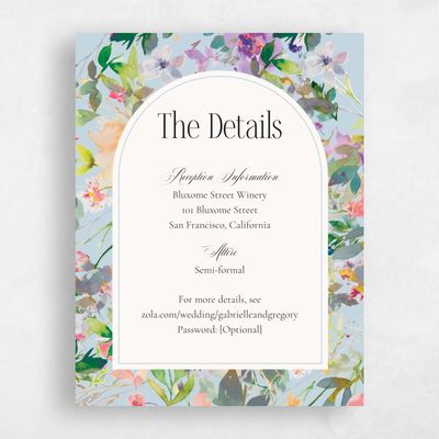 Multi-Colored Wedding Enclosure - Addison