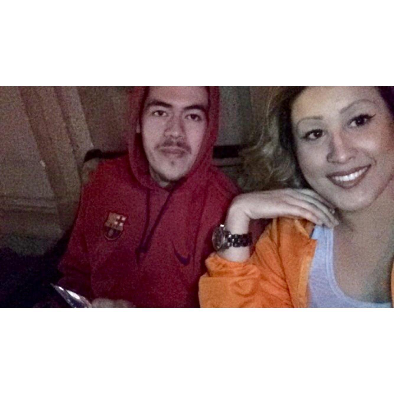 Our first time spending Gabriel's birthday together (yes I know I had no eyebrows)