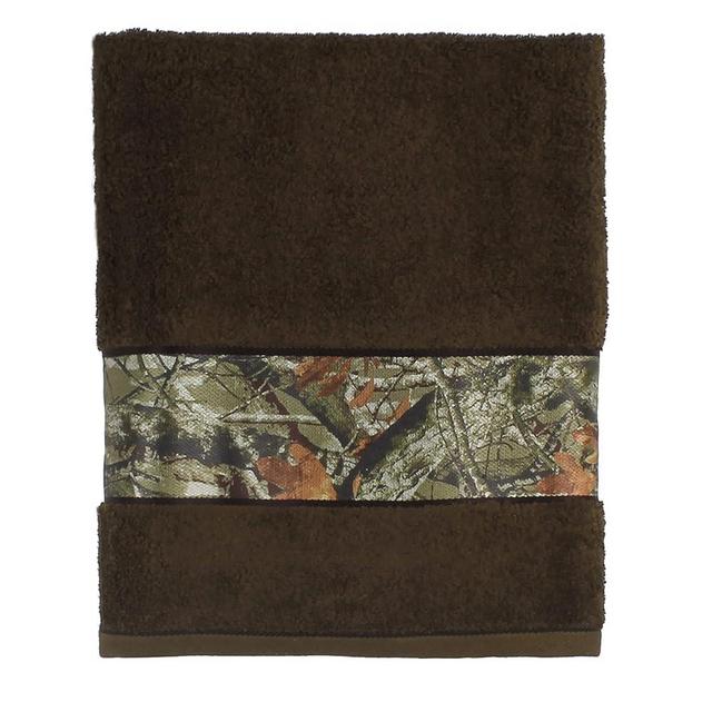 SKL Home Yellowstone Camo Collage Bath Towel, Brown 50.00" x 25.00"