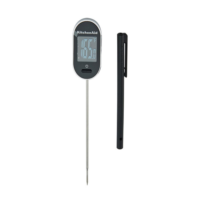KitchenAid 7.25" Digital Instant Read Kitchen and Food Thermometer