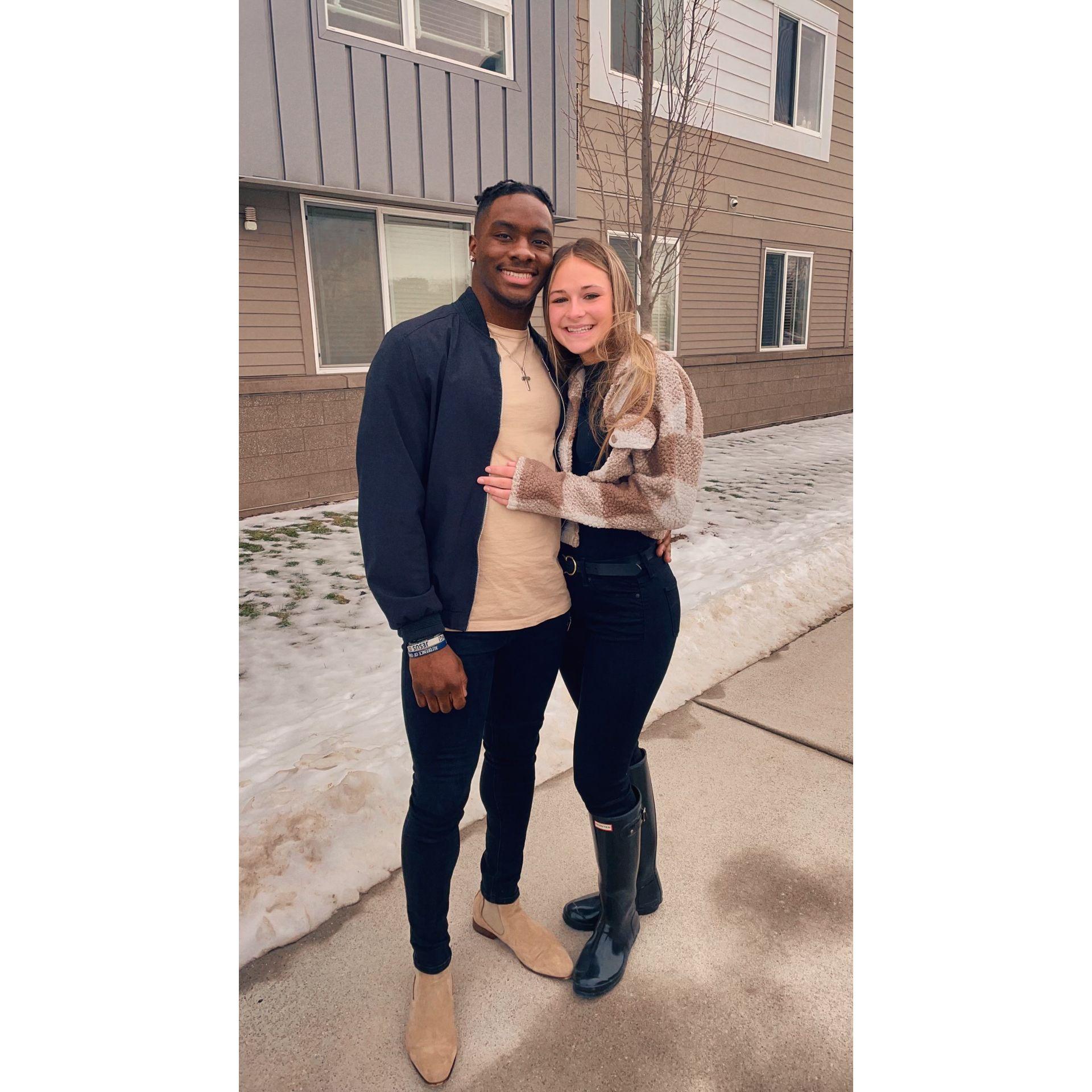 going to church for the first time as a couple