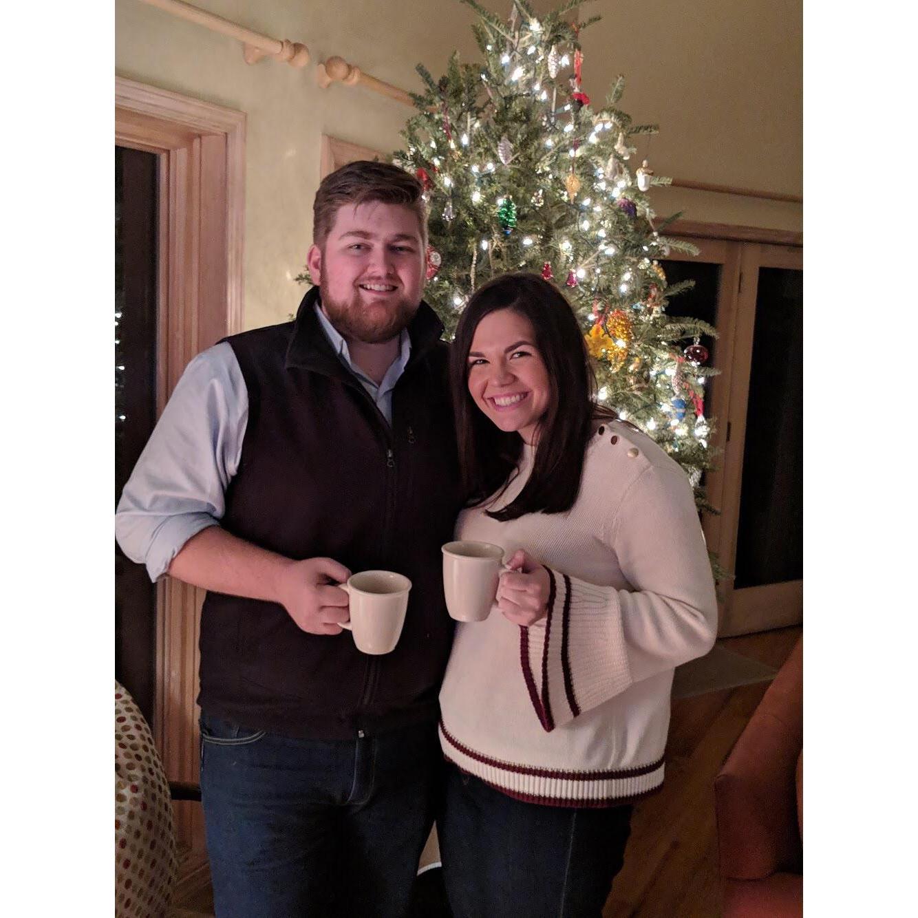 December 2018-Picture on a cozy, Christmas night at the Cobb house.