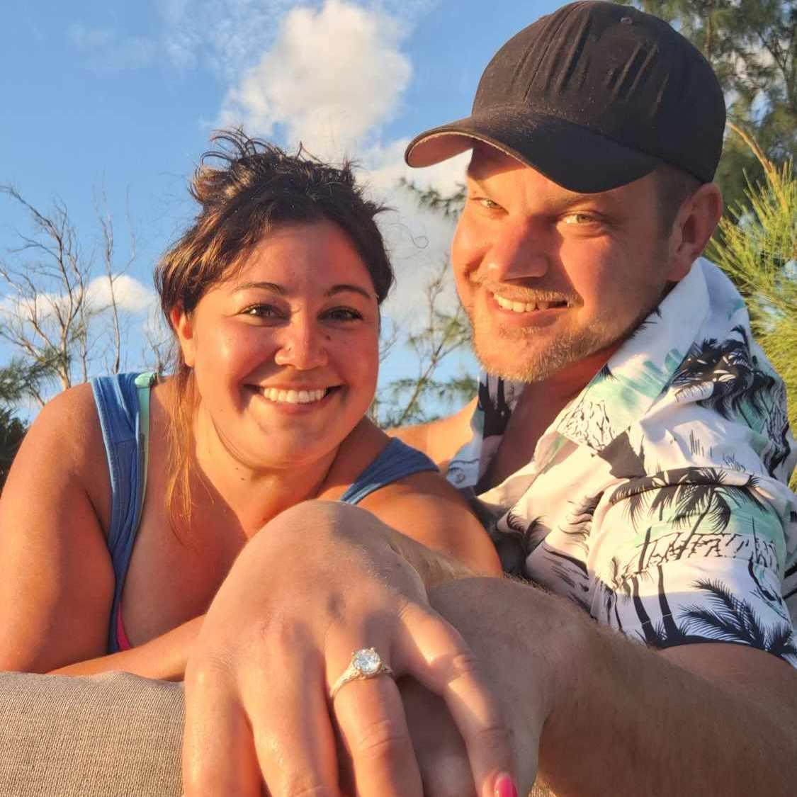 One of our favorite engagement pictures we took after Tyler proposed