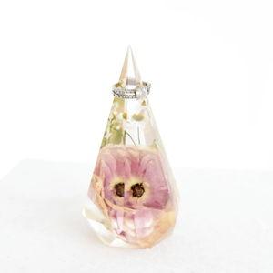 Custom Floral Ring Holder from Blossom & Rhyme