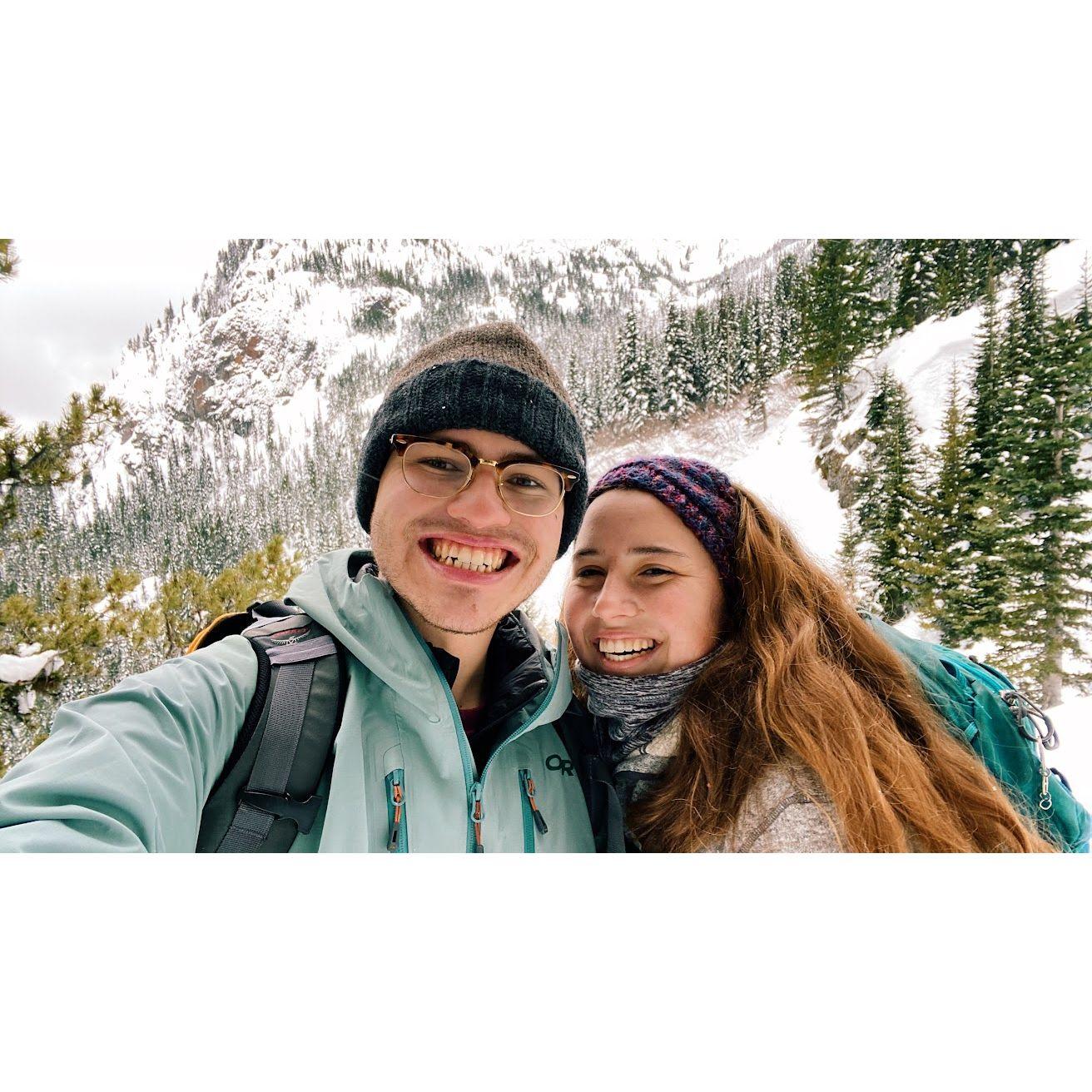 First super bowl together - on Mt Townsend (2/7/21)