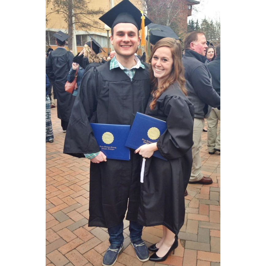 College graduation at Western - March 2014.