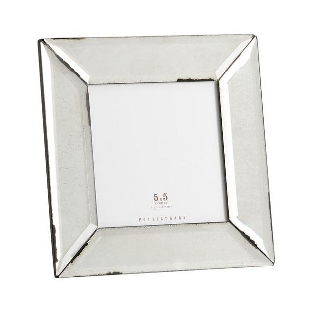 Antiqued Mirrored Picture Frame, 5" x 5"
