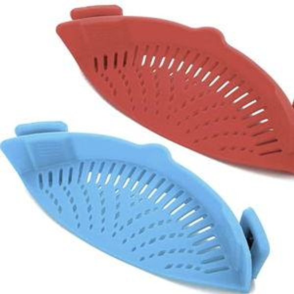 Clip on Strainers - Red and Blue