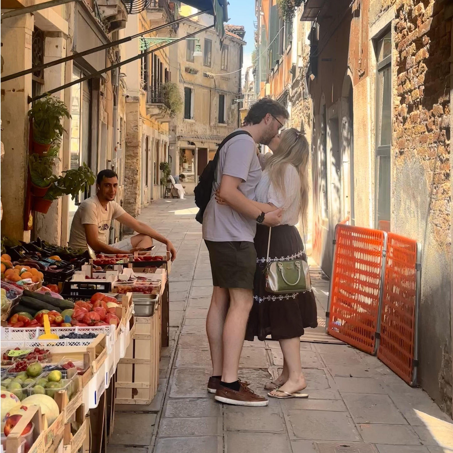 Us in Venice, Italy